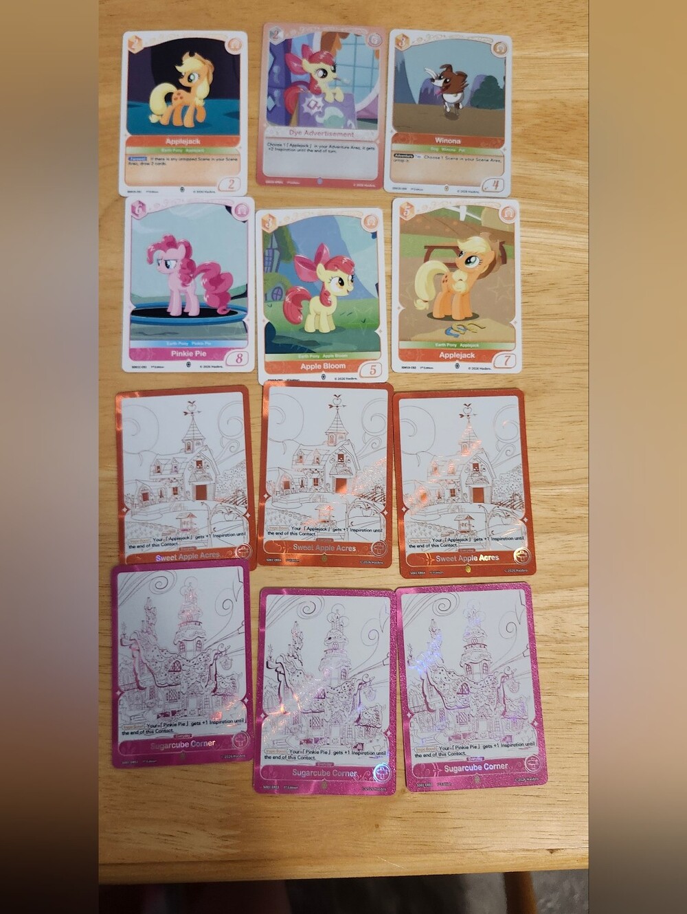 My Little Pony Trading Card Game Lot